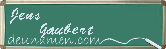 Jens Gaubert Visitenkarte